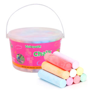 야외 바닥분필아트 7색20개 / 물로 지워지는 워셔블 바닥에 그리는 낙서... 실사용 후기 | 효과 있을까? - 상품 이미지 2