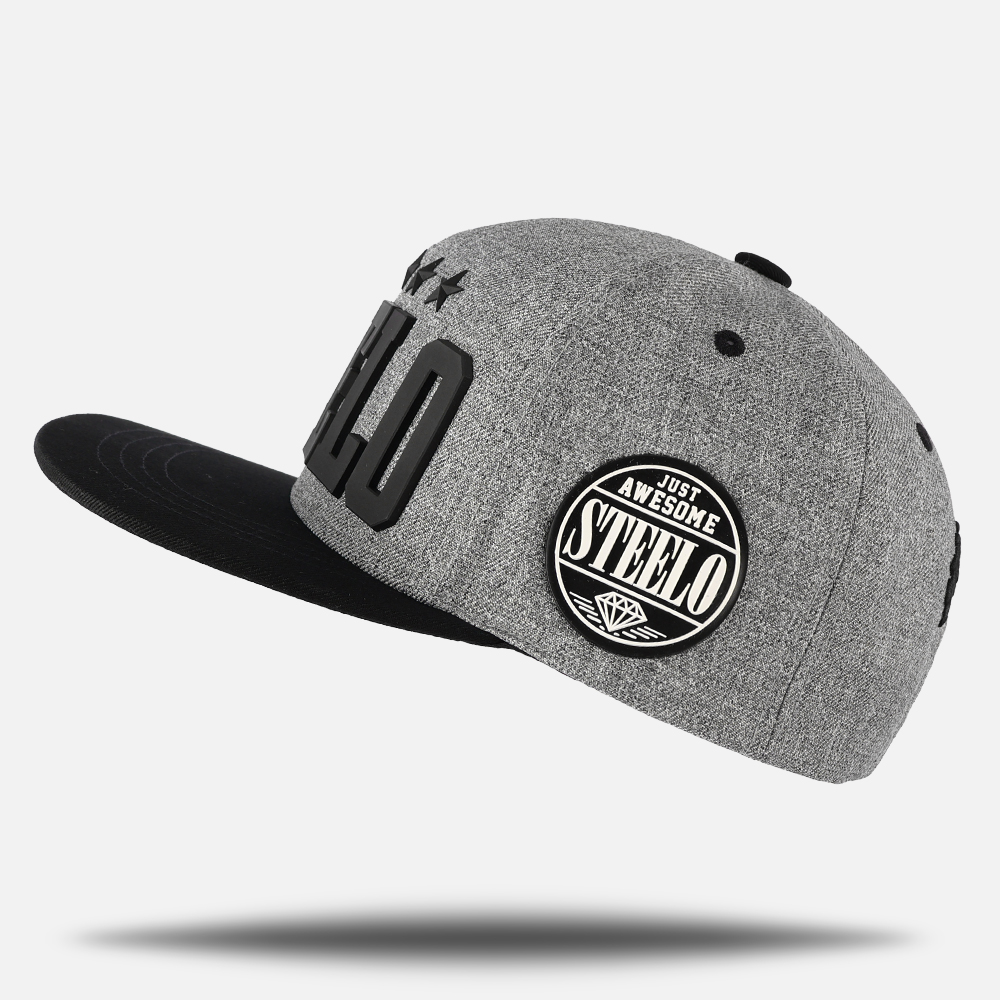 STEELO 3D 레터링 스냅백 남자 캠프캡 힙합모자 일자챙모자 snapback - 상세 이미지 2