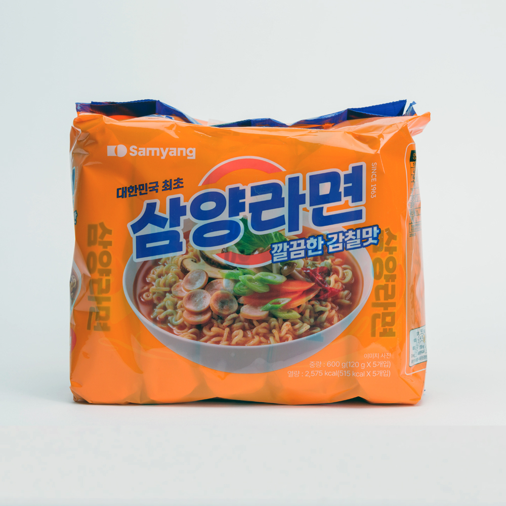 [강서구·양천구 일부 배달] 삼양라면 5개입 [화곡중앙 영광슈퍼] : 동네시장 장보기