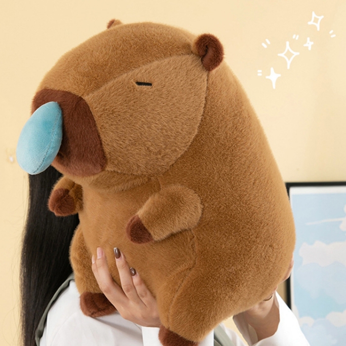 귀여운동물인형 코흘리는 콧물인형 카피바라 - 메인 이미지