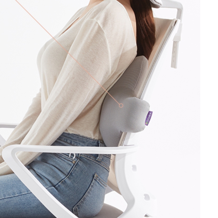 사무의자허리쿠션 바른자세 등쿠션 의자쿠션 - 상품 이미지