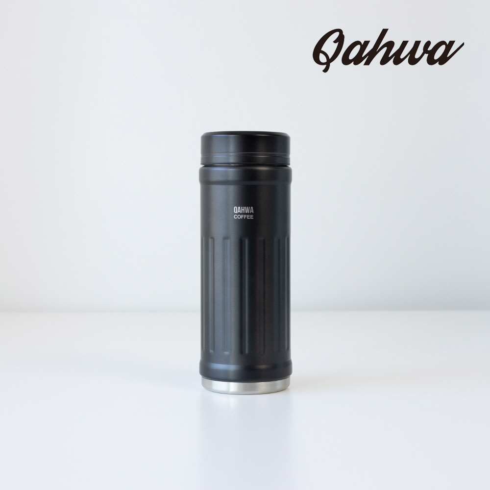 [정식수입] QAHWA 카와 텀블러 블랙 커피 테프론 코팅 텀블러 410ml - 상품 이미지