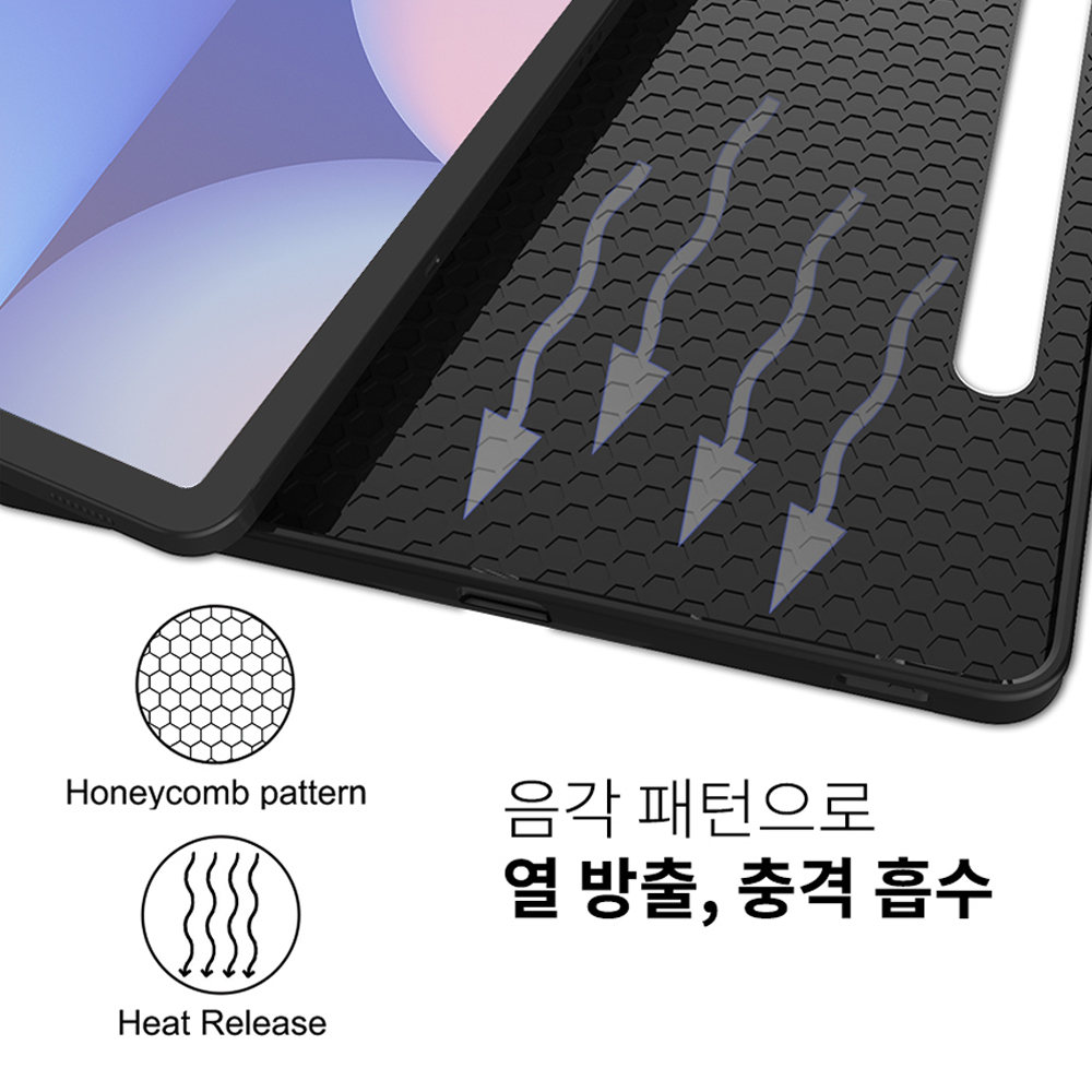 고부기 터치펜 수납 가죽 패드 커버 클러치 케이스 블랙, 갤럭시 탭 S8 Ultra-S9 Ultra-S10 Ultra 이미지 6