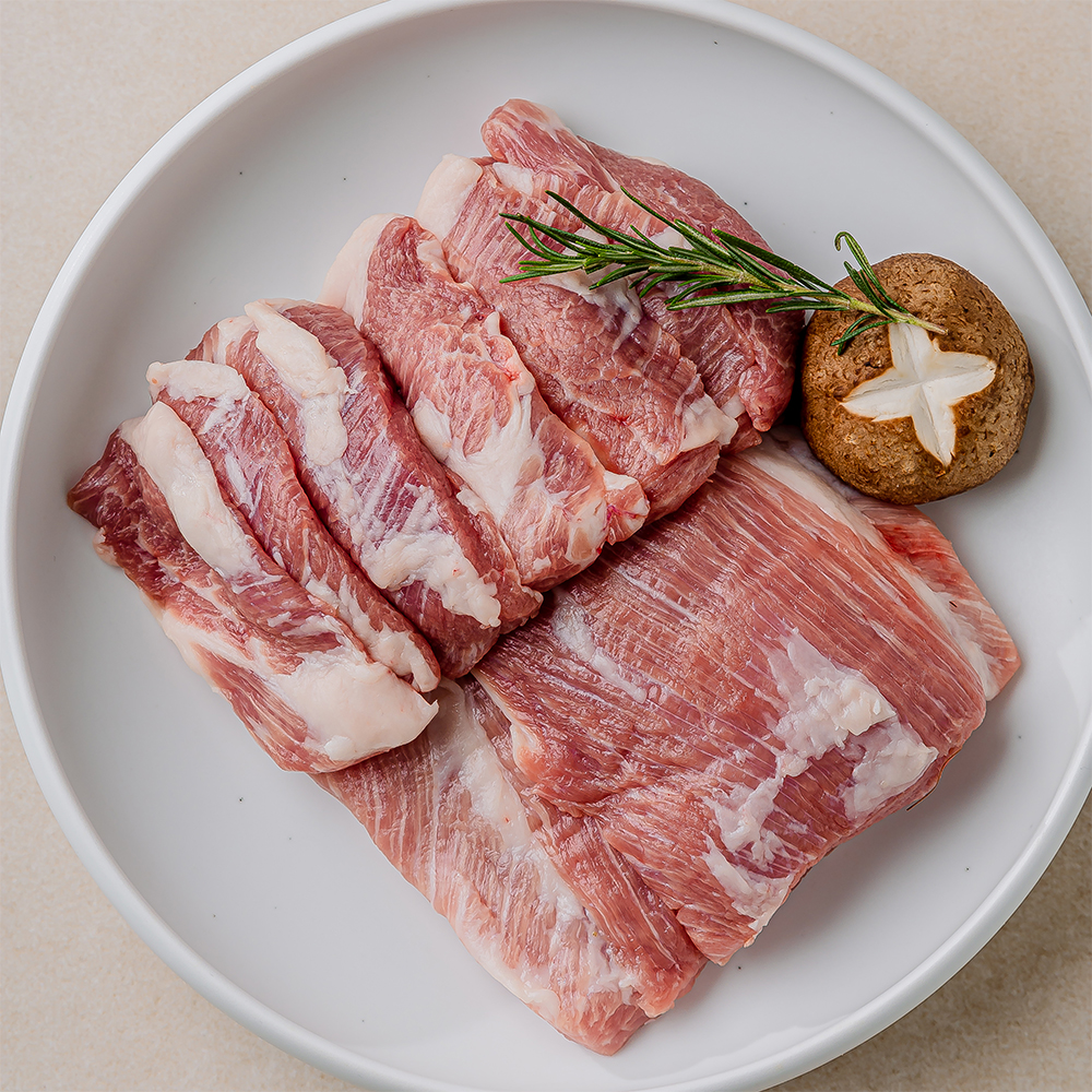 바르돈 국내산 1+ 한돈 냉장 가브리살 300g, 500g / 통 가브리살 250g