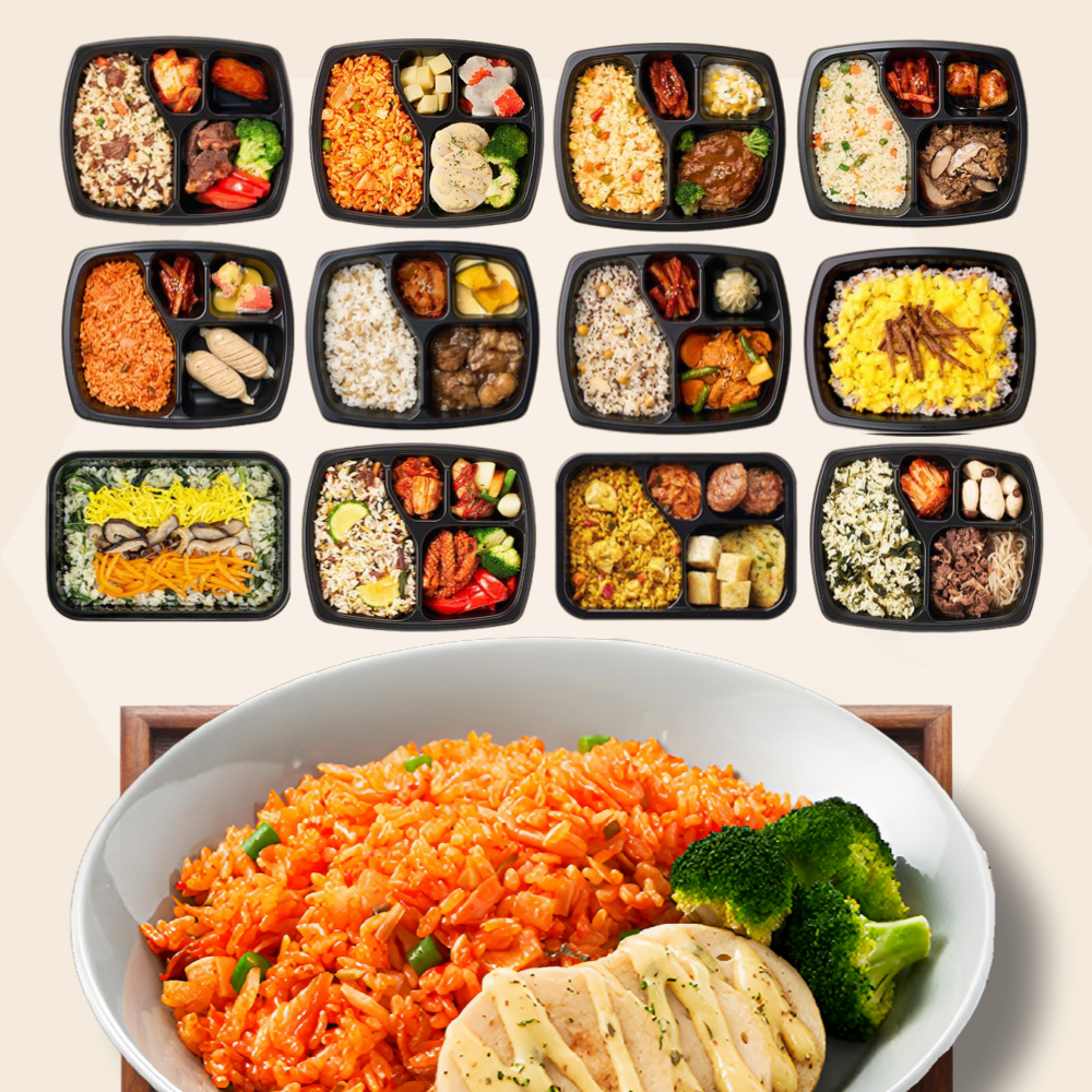 단백질도시락 12종 도시락배달 저녁식사 식단 점심 아침식사 탄단지 매일 반찬 2주 헬스