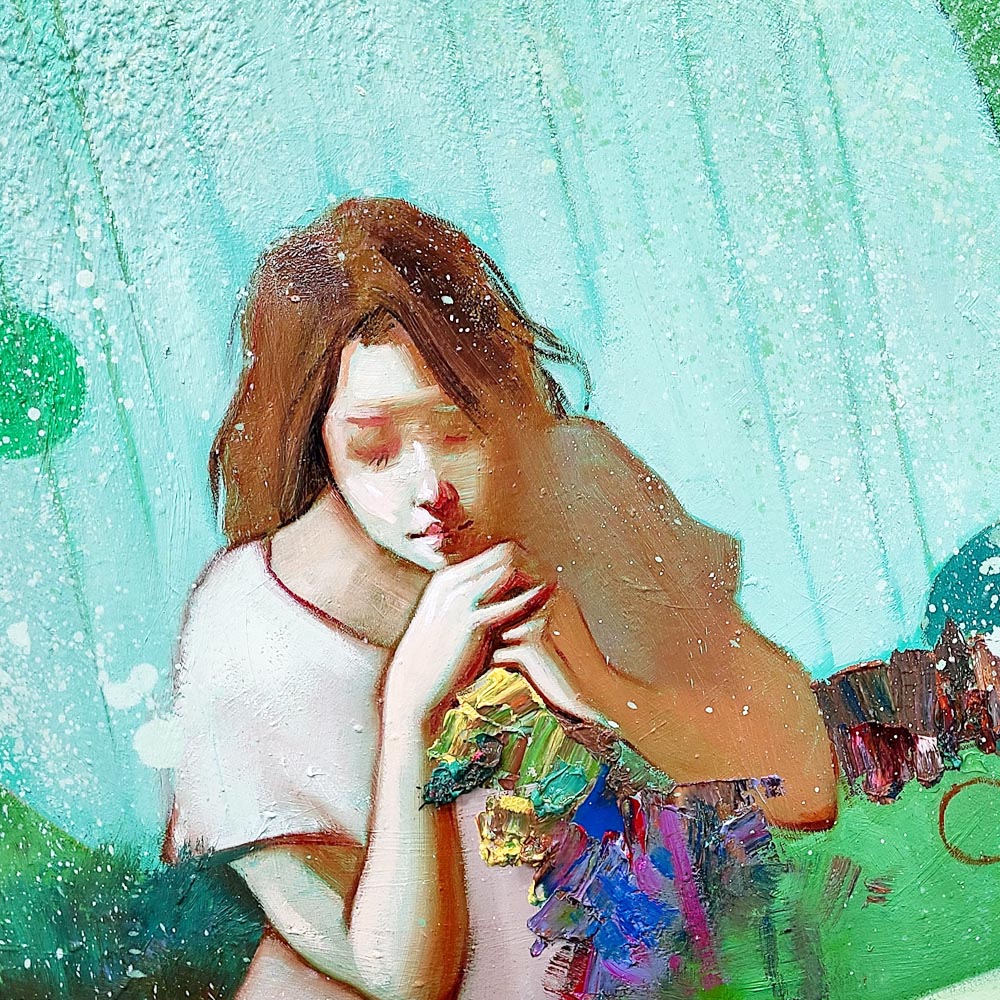 아트앤샵 그림액자 현대미술작품 원작 양인선 삶 여행 9 - 상세 이미지 4