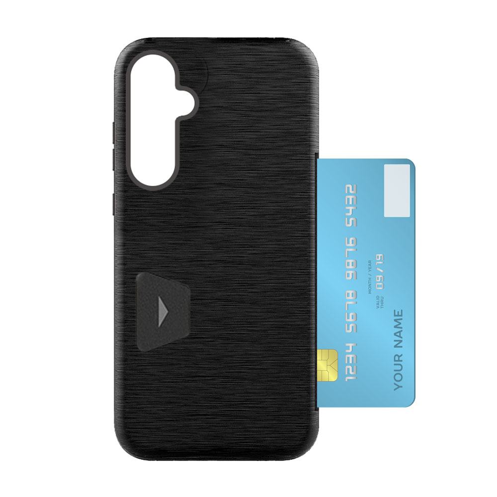 테크 카드 범퍼 케이스 블랙, 갤럭시S24 FE