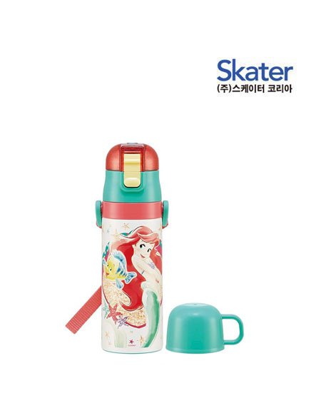 [스케이터] 인어공주21 초경량 투웨이 스테인레스 보틀 470ML/430ML - 상품 이미지