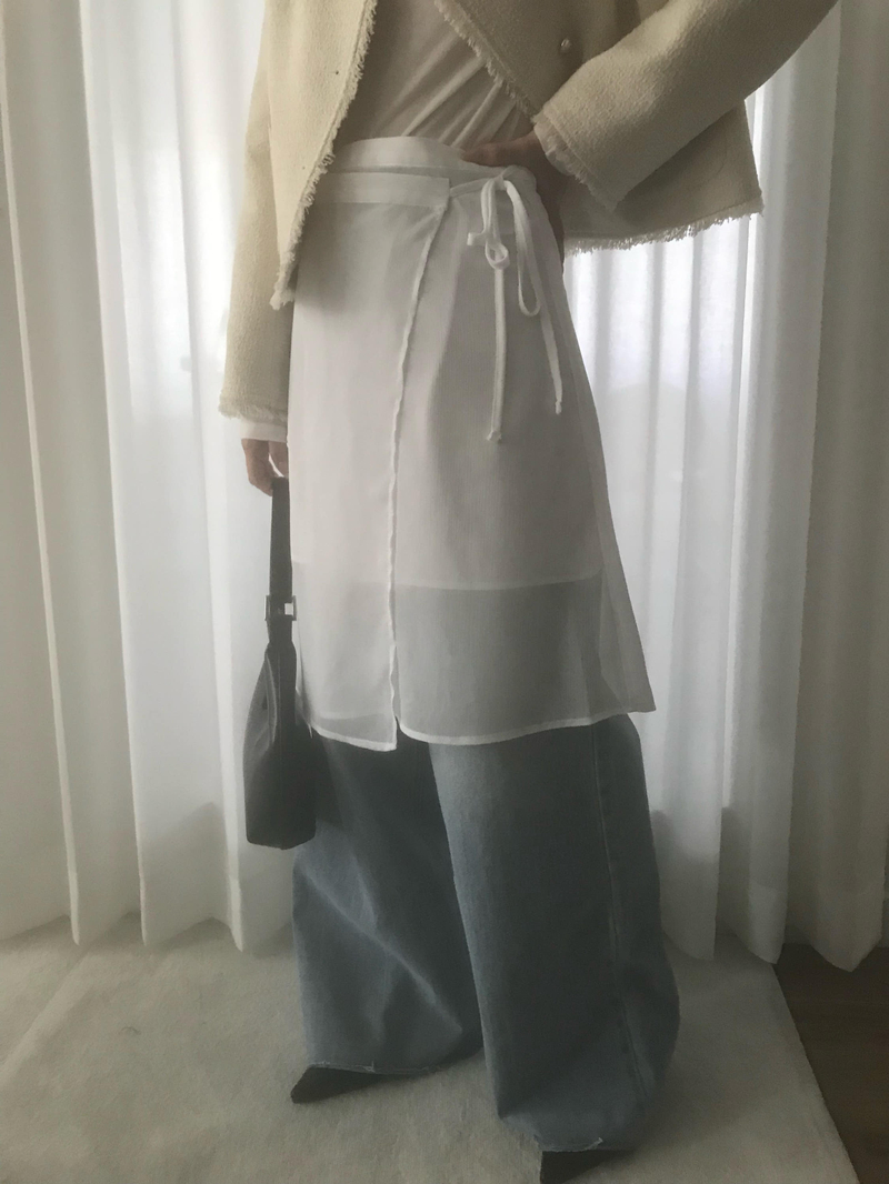 [속치마SET] 캐머런 레이어드 랩 스커트 상세 이미지 80