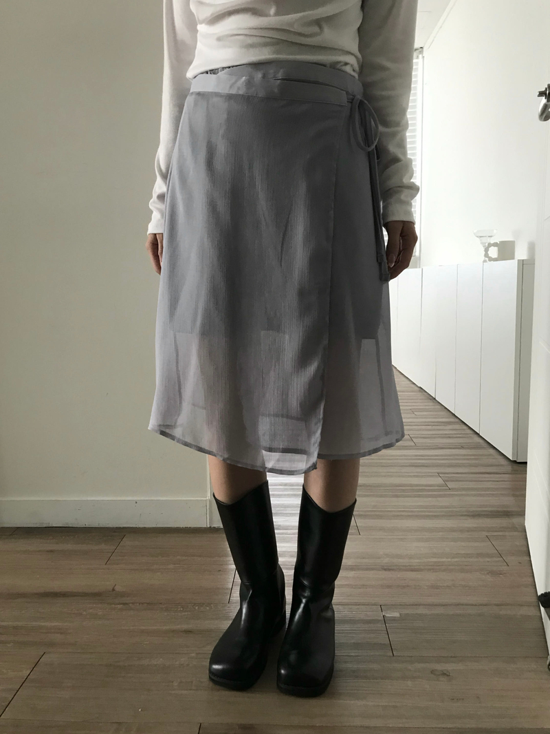 [속치마SET] 캐머런 레이어드 랩 스커트 상세 이미지 55