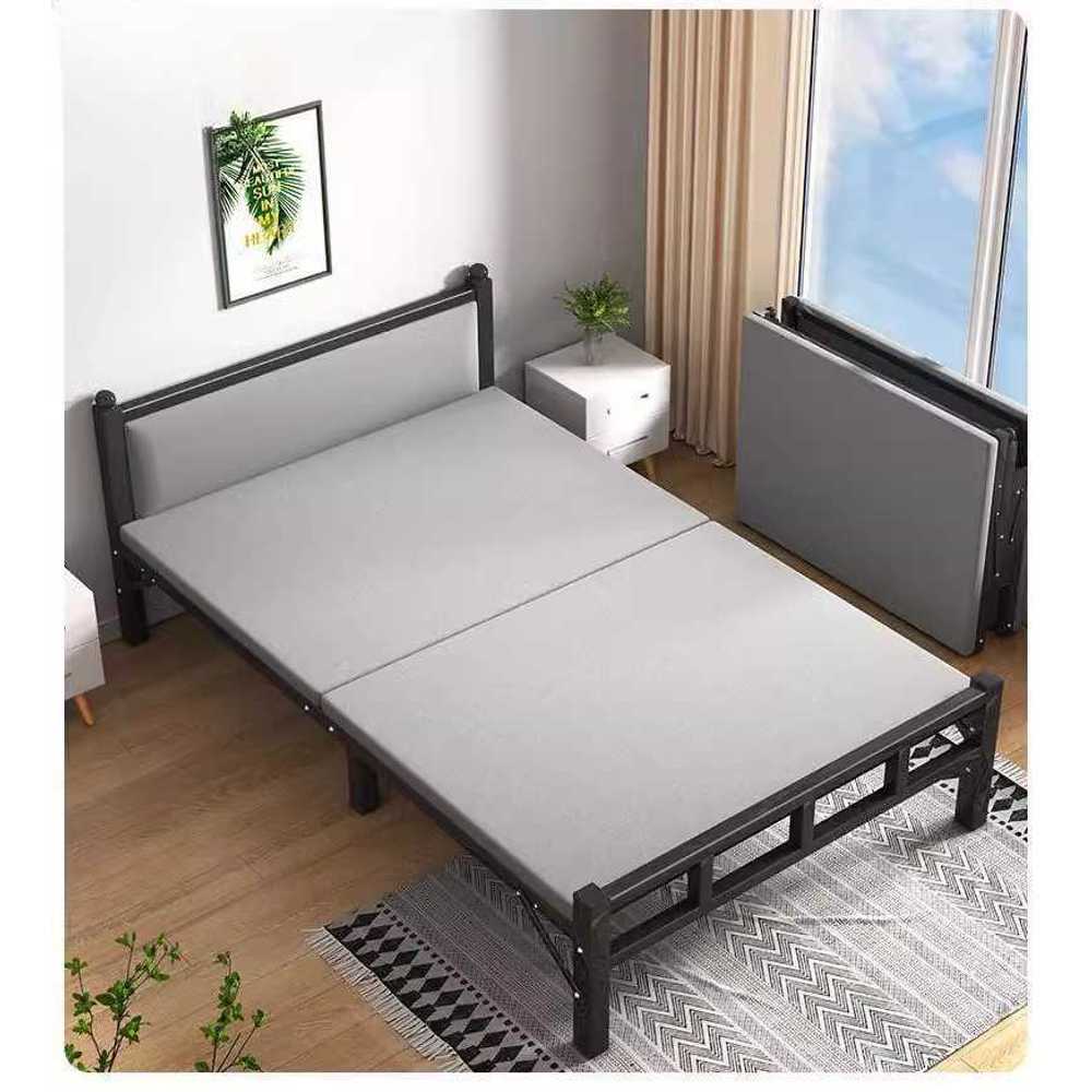 1인용간이침대 병원 미니 손님용 수면 낮잠 편안한 기본형 화이트 폭 70cm - 상품 이미지