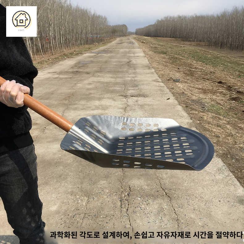 분리삽 강철 돌 자갈채 도구 옥수수 땅콩 장비 채 돌고르는 농사 삽 삼태기 - 상세 이미지 5