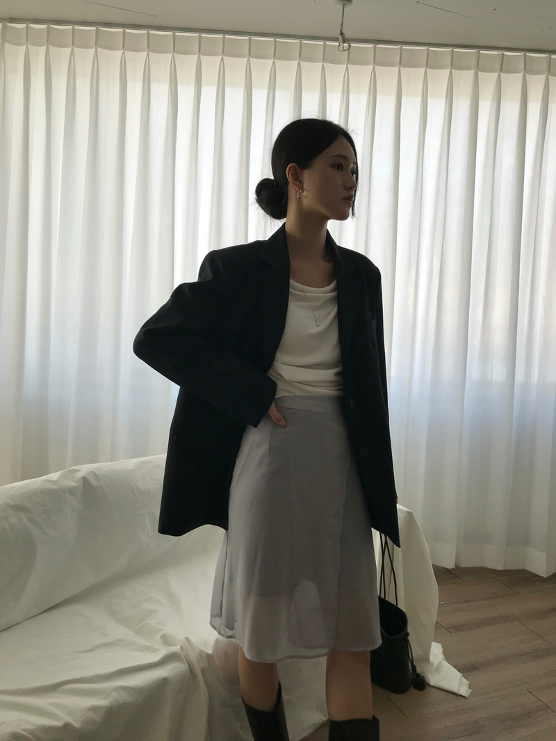 [속치마SET] 캐머런 레이어드 랩 스커트 상세 이미지 47