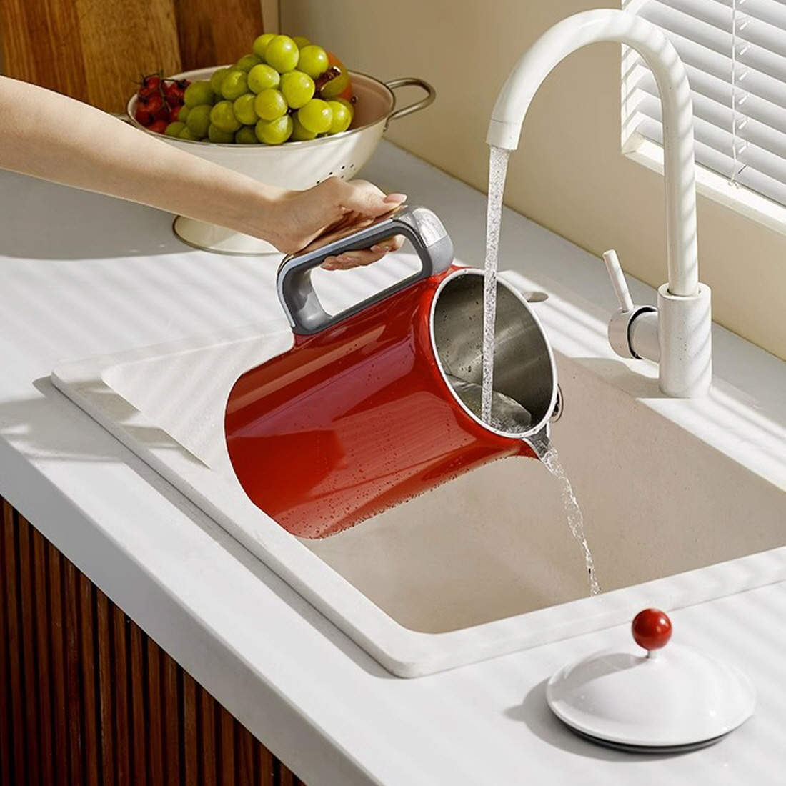 빈티지 통주물 전기포트 대용량 분유포트 보온 차탕기 온도조절 레벤호프 티메이커 1.5L