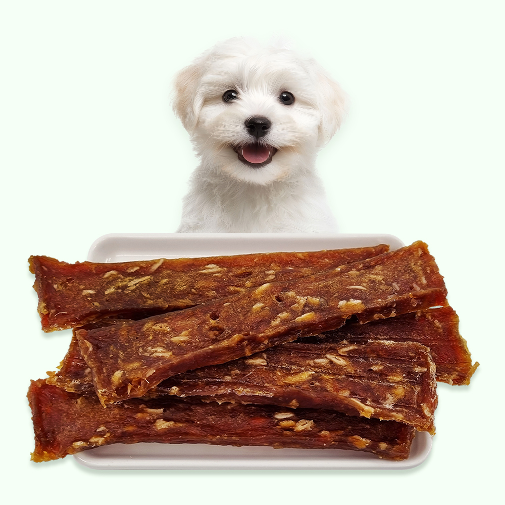 국내제작 오블오트밀스틱 강아지 수제 간식 기력회복에 좋은 애견간식 오리+오트밀+블루베리, 70g, 1개