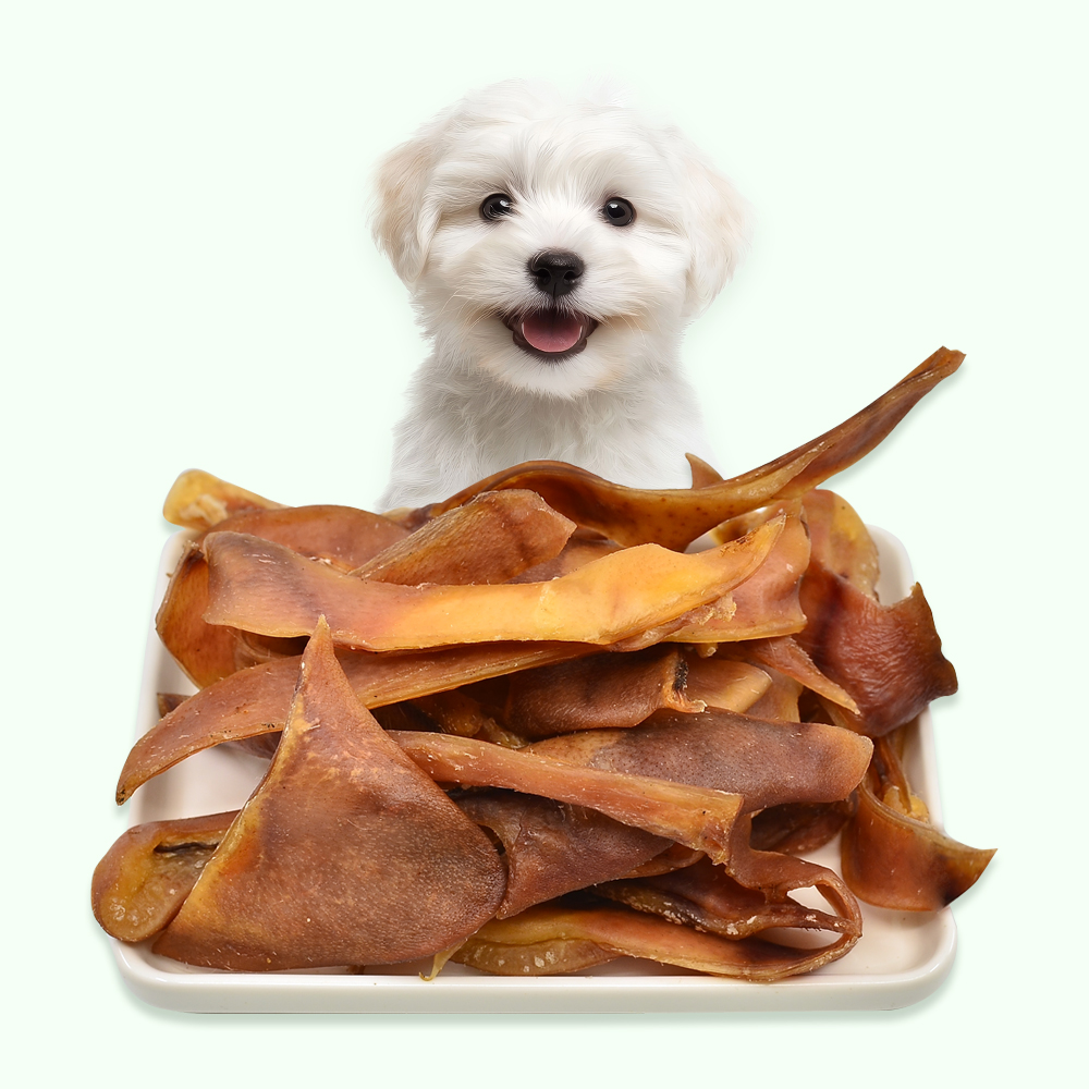 국내산 돼지귀 육포 강아지 수제 간식 오래먹고 다이어트에 좋은 반려견간식 돼지고기, 100g, 1개 - 상품 이미지