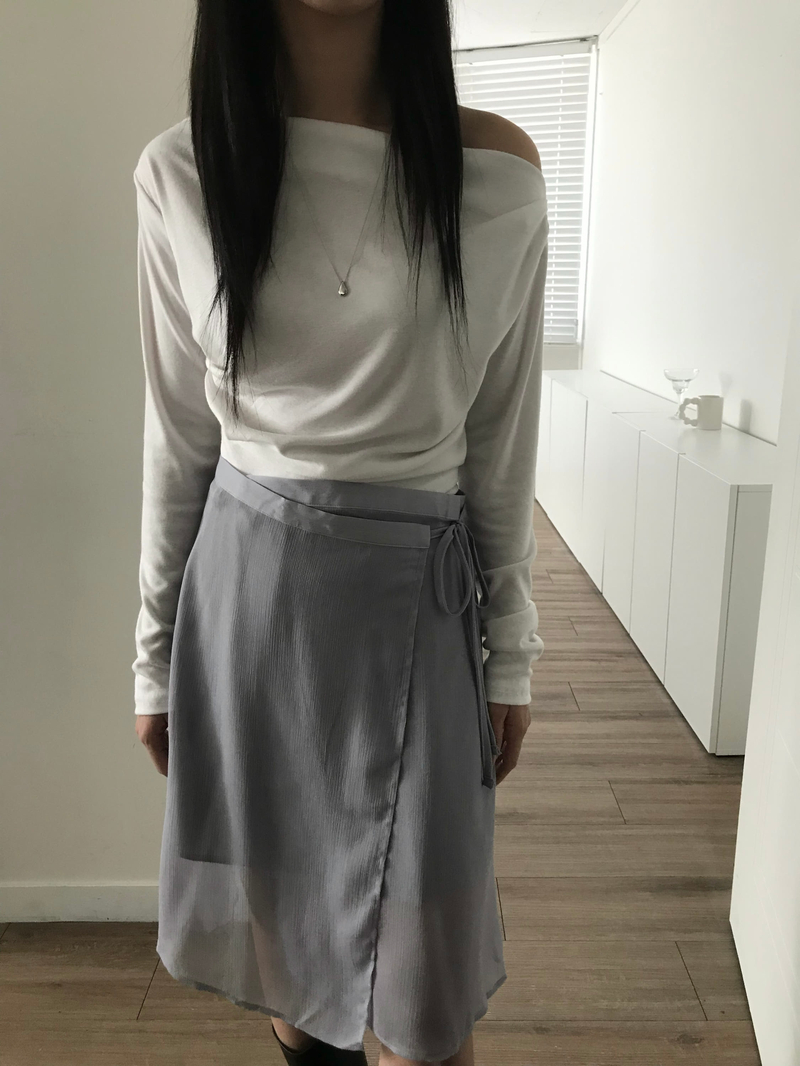 [속치마SET] 캐머런 레이어드 랩 스커트 상세 이미지 58