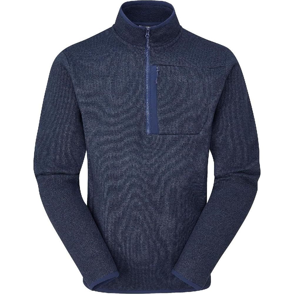 Rab 남성용 Ryvoan 풀온 하프 지퍼 플리스 코트 트레킹 캐주얼 - 딥 잉크 X-Large 딥 잉크 XL