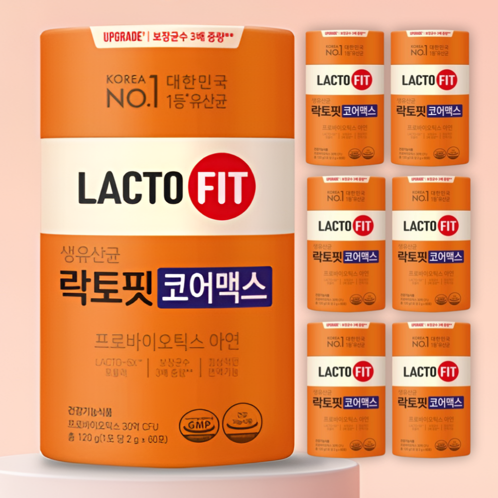 종근당건강 락토핏 코어맥스 6통(12개월분) 장건강 생유산균 - 상품 이미지