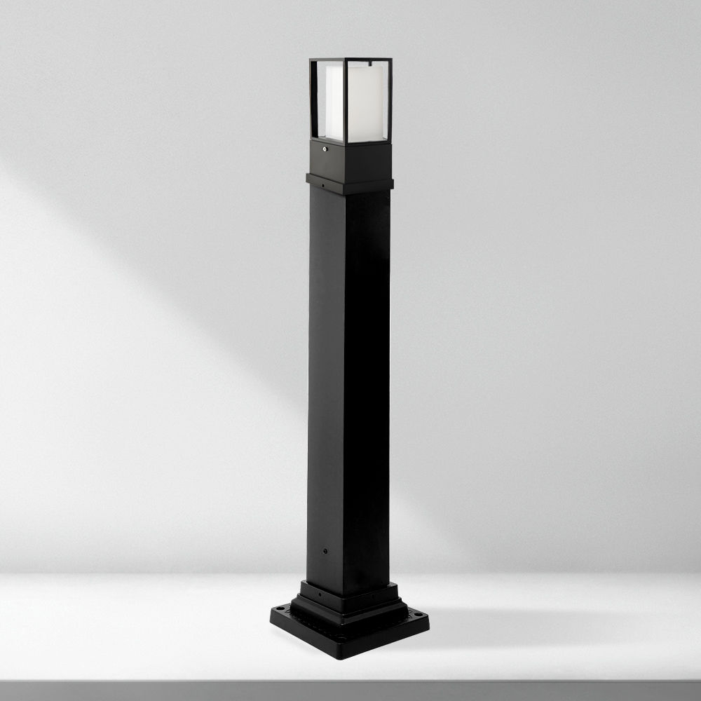 사각 문주등 LED잔디등 전기 볼라드 가로등 야외 데크등 정원 조명 8004 기둥 60cm - 메인 이미지