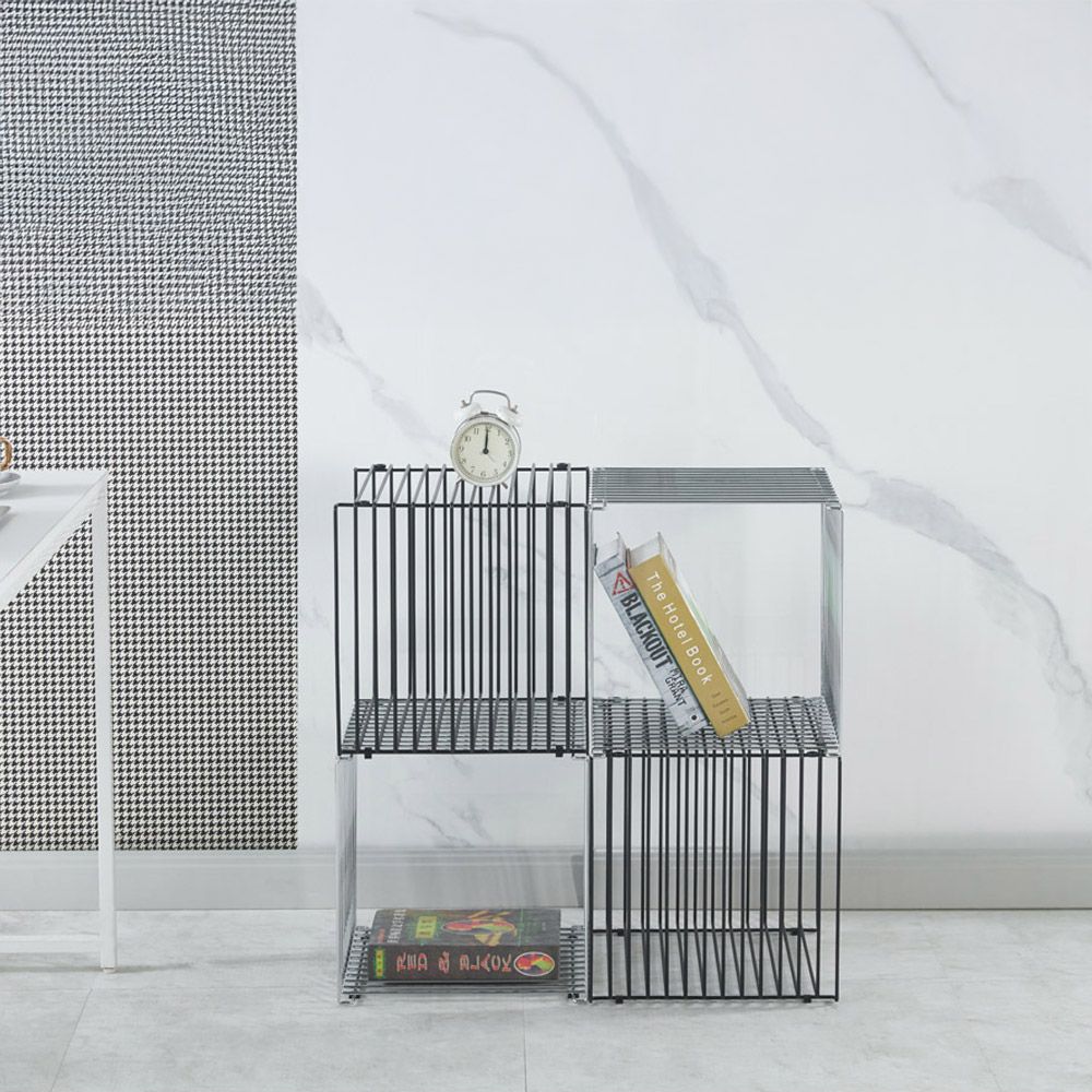 리벤 와이어 선반 협탁 큐브형 철재 사이드테이블 - 상세 이미지 3