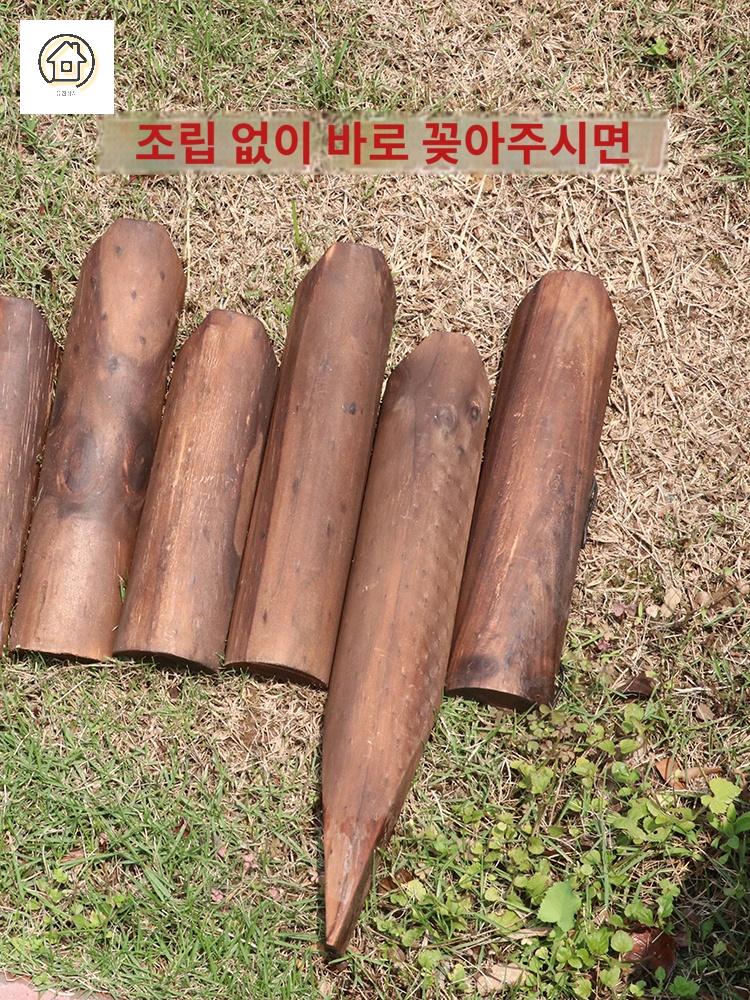 합성 목재 난간 경계 방부목 데크 화단 휀스 - 상세 이미지 5