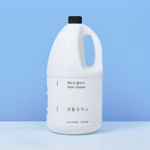 생활공작소 배수구클리너 하수구 씽크대배수구청소 세정제 3L 4개 실사용 후기 | 효과 있을까? - 상품 이미지 1