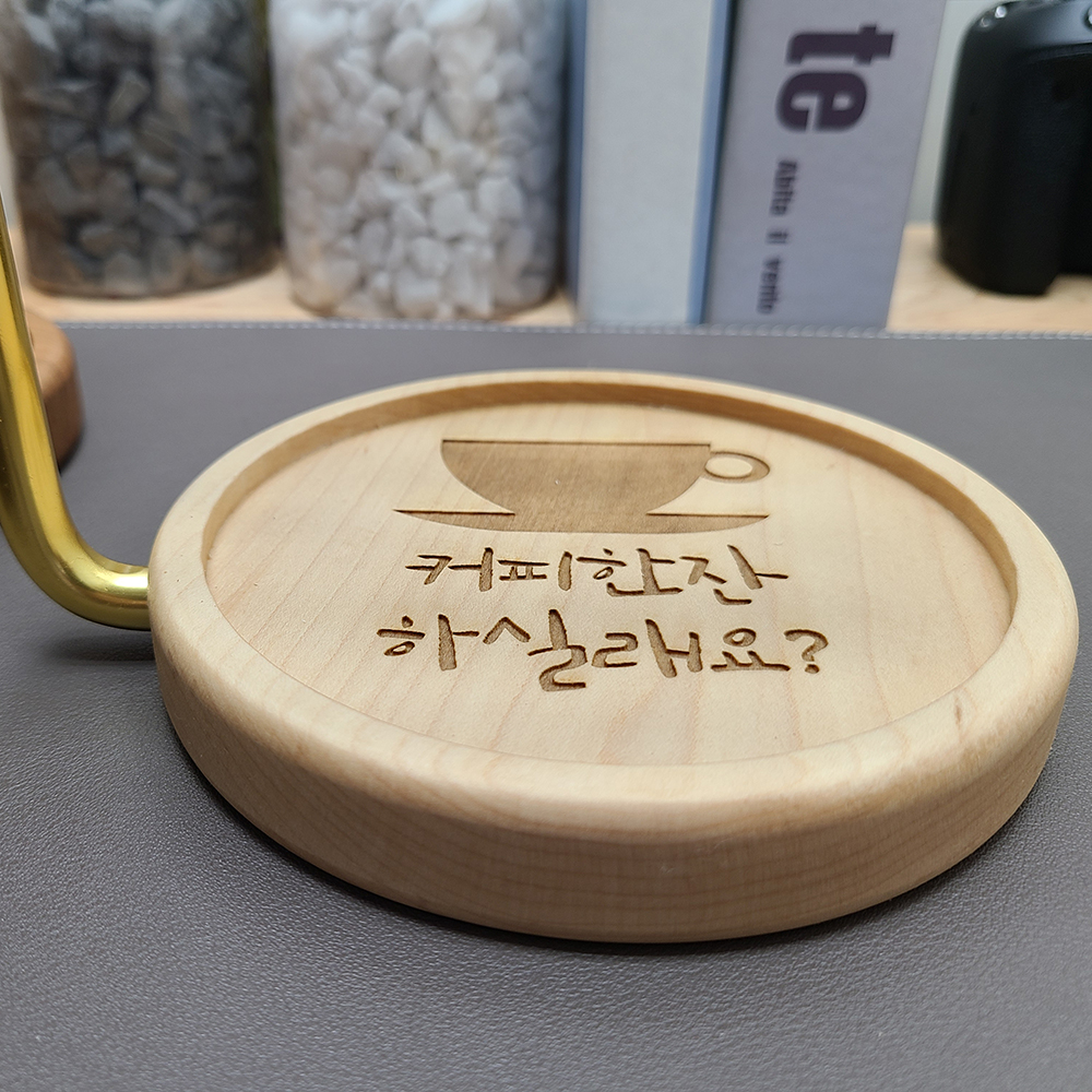 캠핑 우드 드립스테이션 핸드드립 세트 메이플 원목 나무 드립스탠드 거치대 - 상세 이미지 5