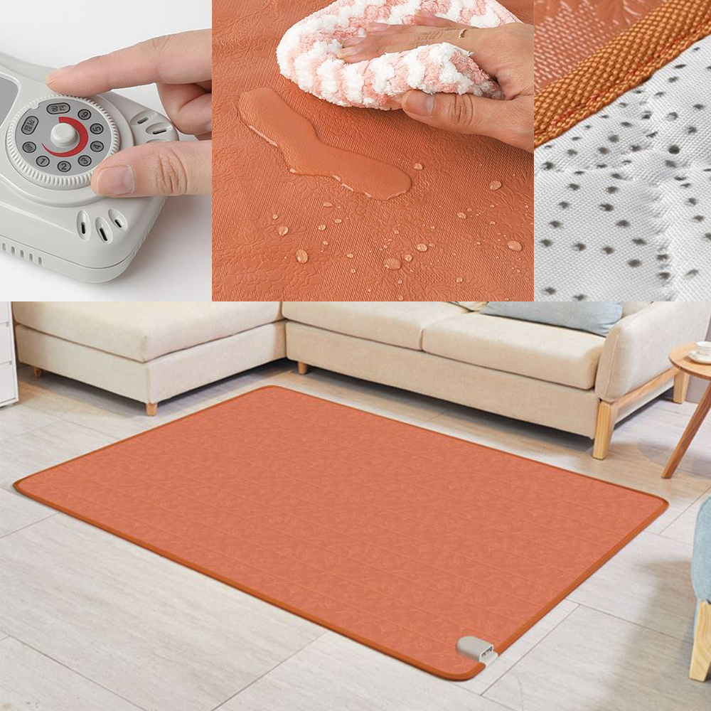 온열 방수 전기매트 8단계 온도조절 침대 거실 보온 장판