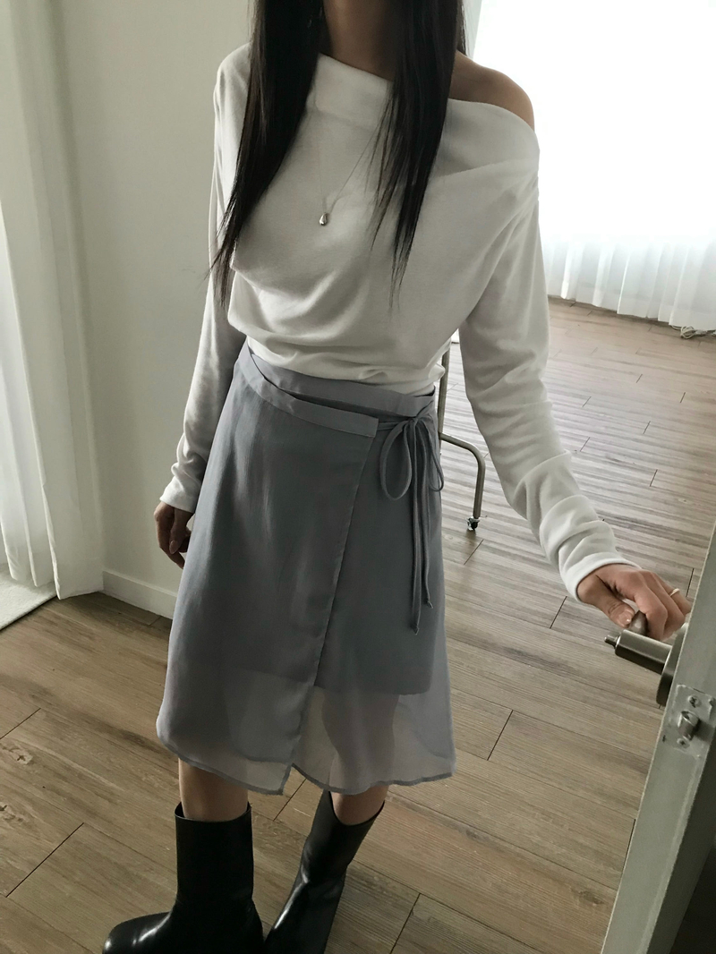 [속치마SET] 캐머런 레이어드 랩 스커트 상세 이미지 53