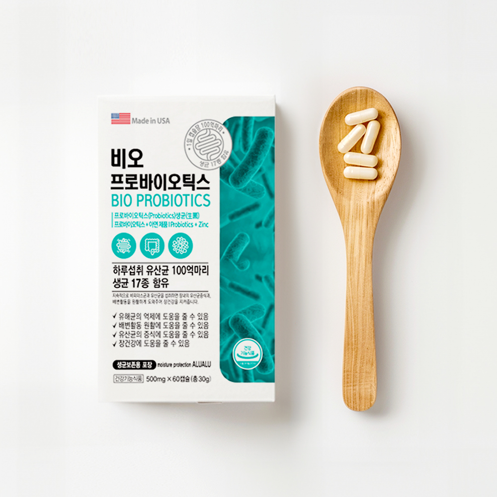 비오 프로바이오틱스 공복유산균 고함량 생유산균 100억 신바이오틱스 60캡슐, 2개 이미지 2