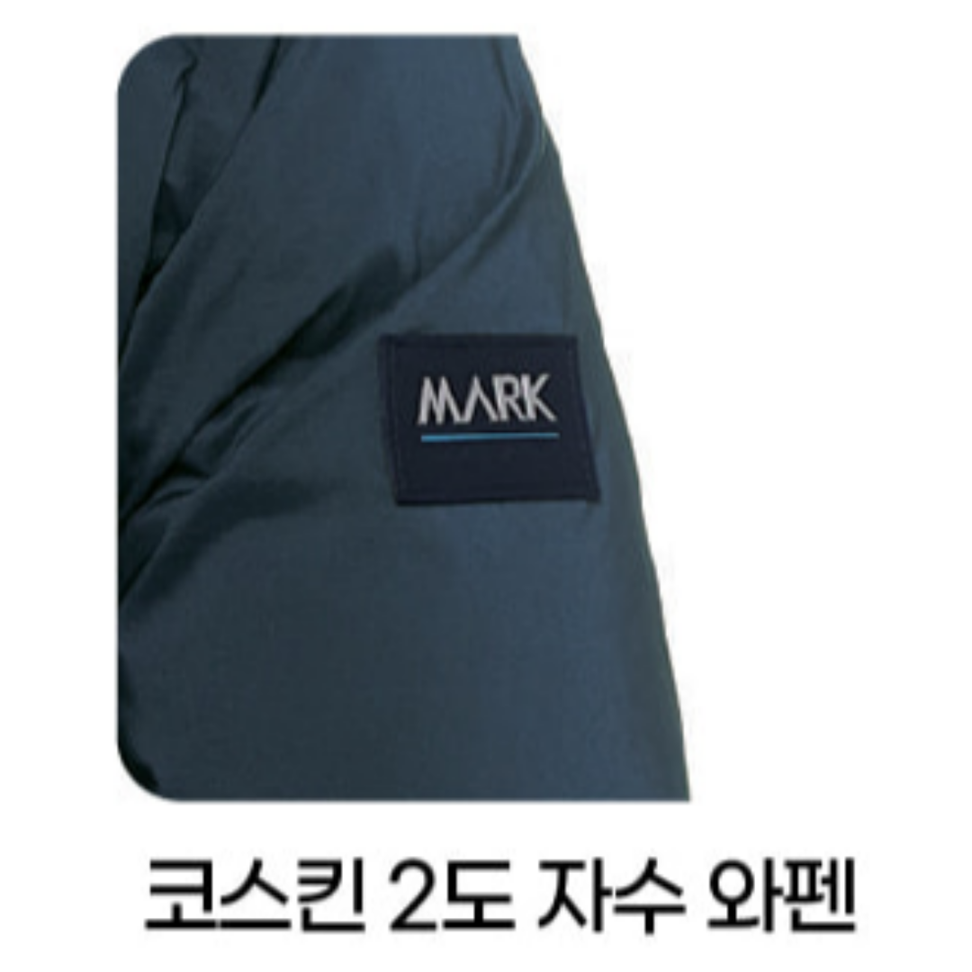 MARK 마크 MK-398 블랙 작업복 현장 잠바 회사 근무복 데일리 다운 자켓 점퍼 - 상세 이미지 5