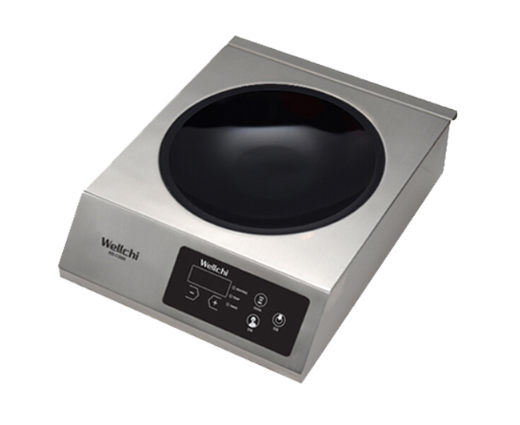 업소용인덕션 웍 1구 오목형 이동식 웰치 고화력 궁중 볶음 주방 KRI-C3600W+쿡셀팬