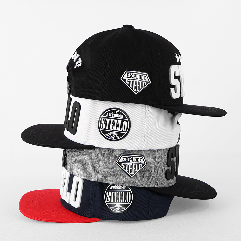 STEELO 3D 레터링 스냅백 남자 캠프캡 힙합모자 일자챙모자 snapback 이미지 7