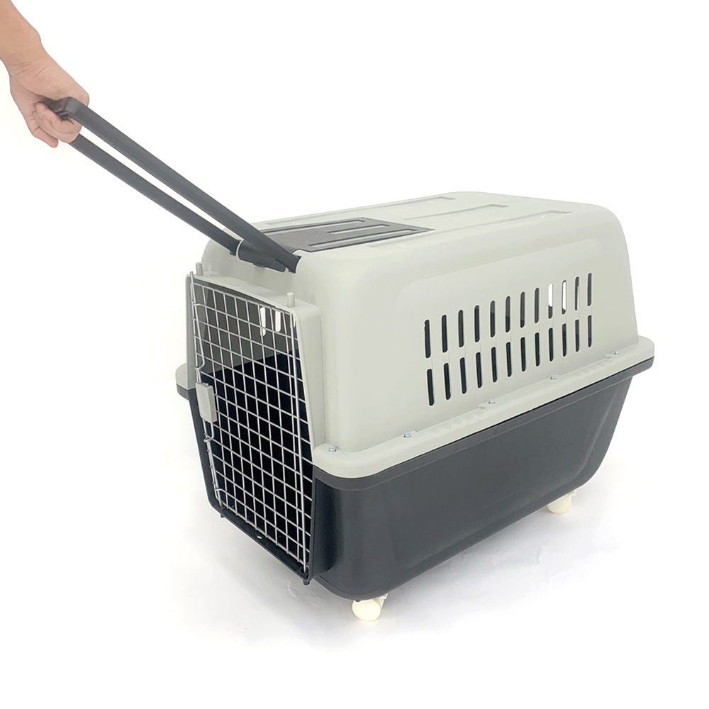 개과천선 블랙 대형견 고양이 켄넬 이동장 메쉬창 캐리어 애견 하드 케이지