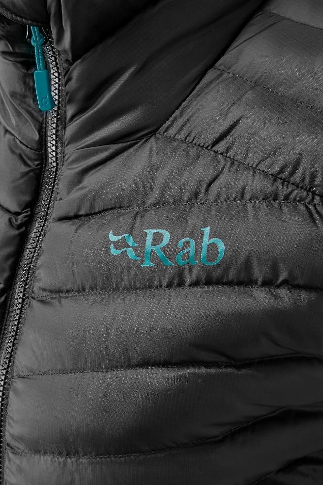 Rab 여성용 권운 합성 절연 조끼 방수 방풍 전체 지퍼 트레킹 등산 캐쥬얼 용 - 블랙 12 검은색 8 - 상세 이미지 3