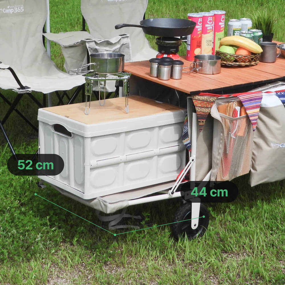 캠프365 파파웨건 폴딩카트 캠핑 카트 수레 웨건 접이식 손수레 160kg 내하중 특대