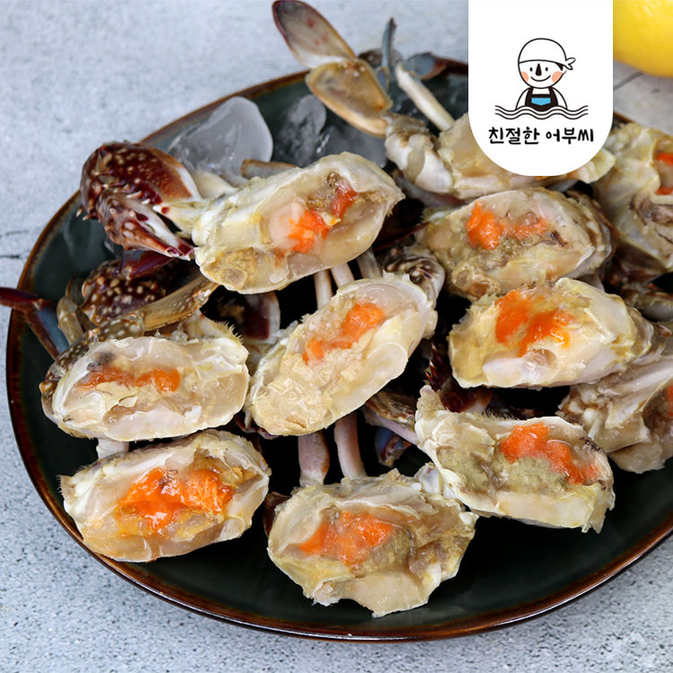 [수산물이력제]국내산 알찬 손질 절단꽃게 500g 1kg (수율보장) 친절한어부씨 이미지 3