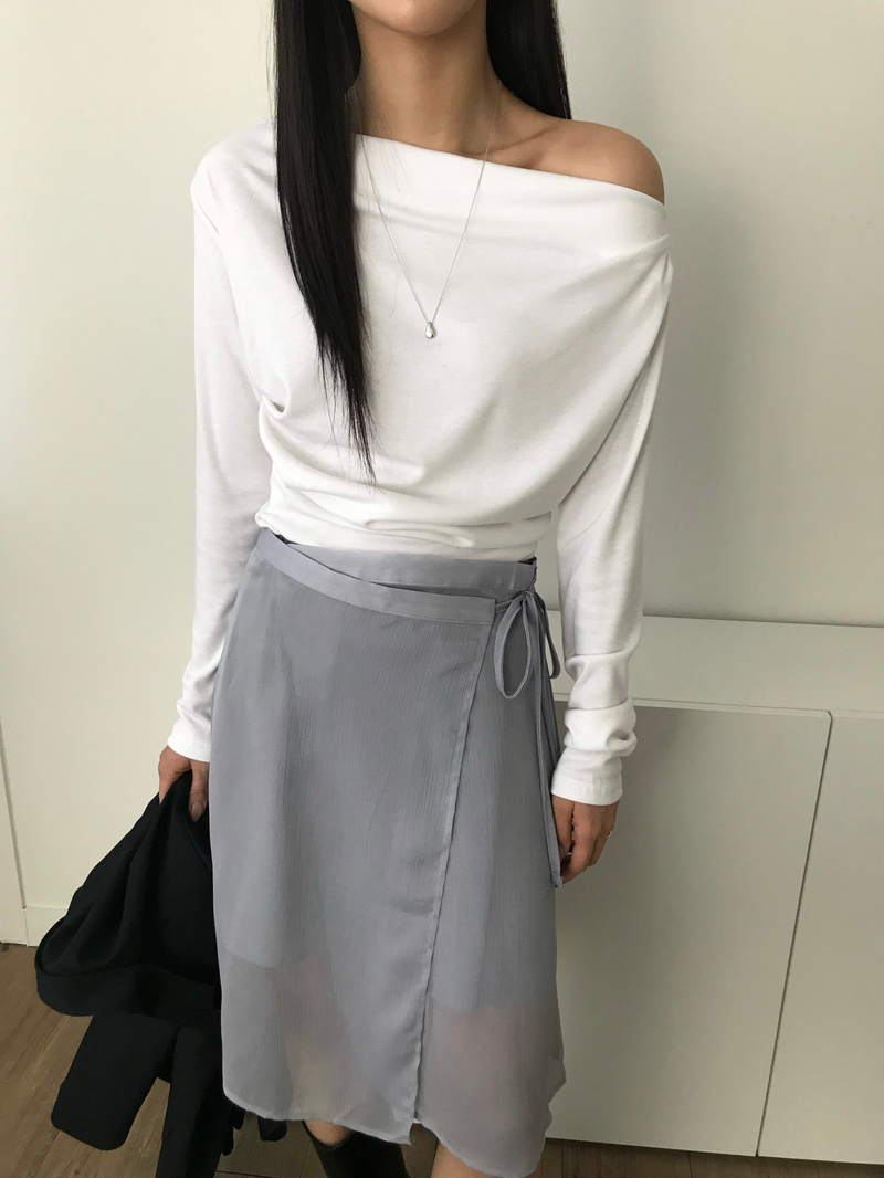 [속치마SET] 캐머런 레이어드 랩 스커트 상세 이미지 29