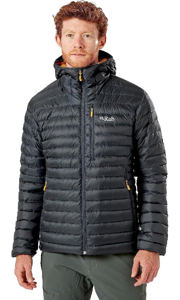 Rab 트레킹 클라이밍 스키용 남성용 마이크로라이트 알파인 다운 재킷 - Beluga X-Large - 상세 이미지 4
