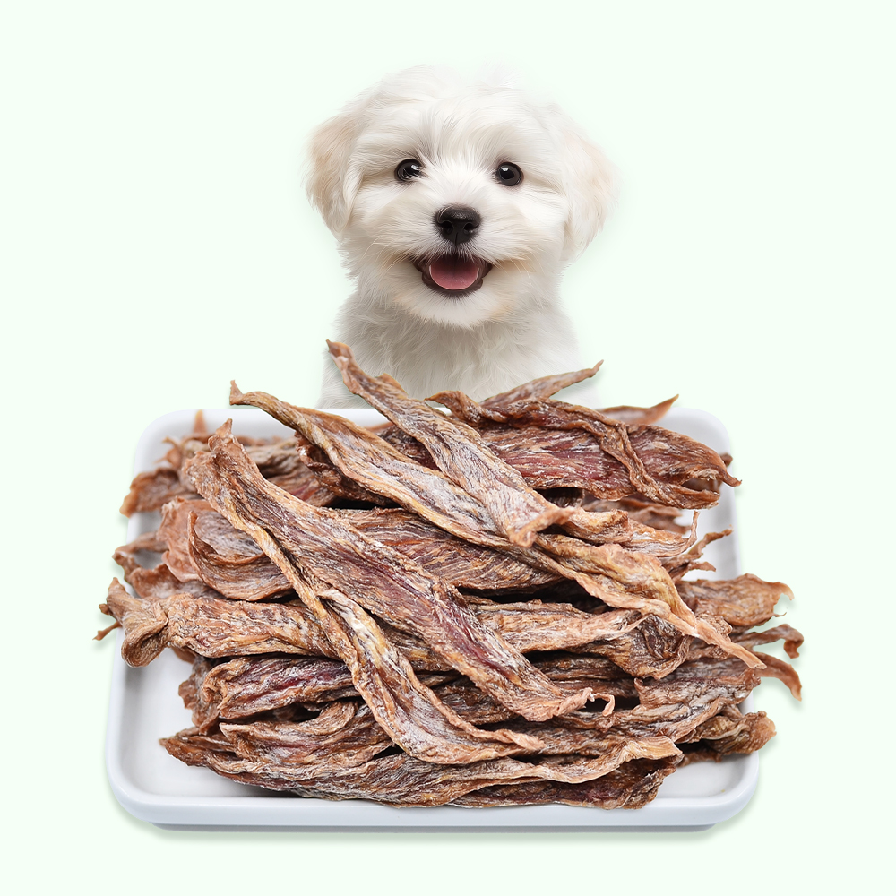 국내산 유황품은오리안심육포 강아지 수제 간식 기력회복에 좋은 애견간식 오리고기, 70g, 1개