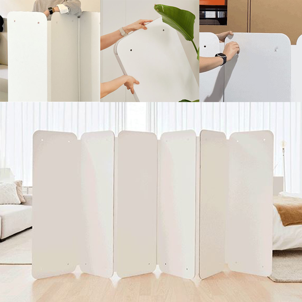 이동식 골판지 파티션 6개입 사생활 보호 가벽 페이퍼 가림막