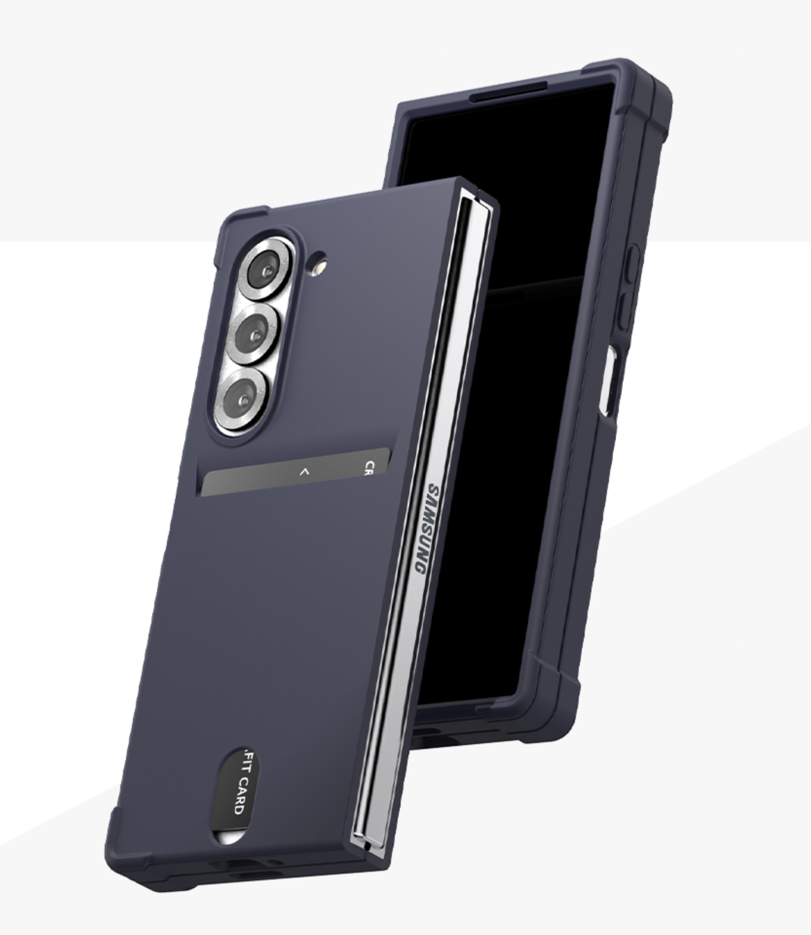 갤럭시 케이스 카드 수납 지갑 핑크, 갤럭시Z 폴드6 - 상세 이미지 2