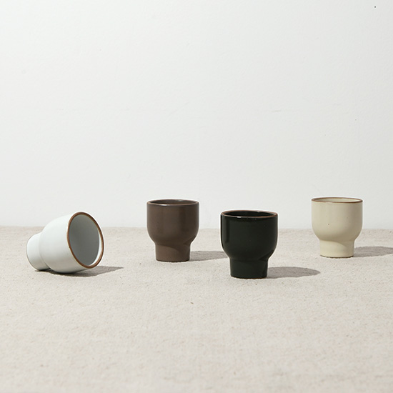 에라토 시에 국산 도자기 사케잔 소주잔 4P 선물세트