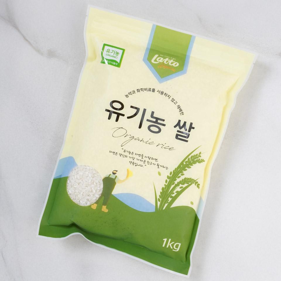 메가마트 초록숟가락 유기농 쌀(국내산) 1kg - 상세 이미지 2