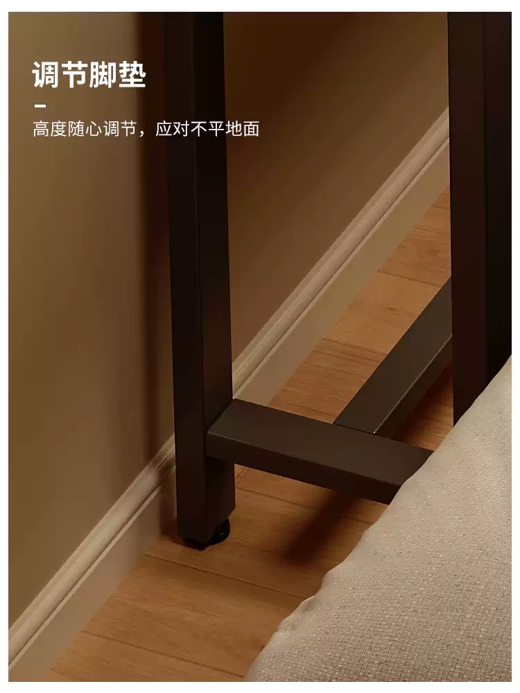 침대머리장 거실 사이드 침실 틈새 얇은 선반 좁은 슬림 안방 테이블 - 상세 이미지 4