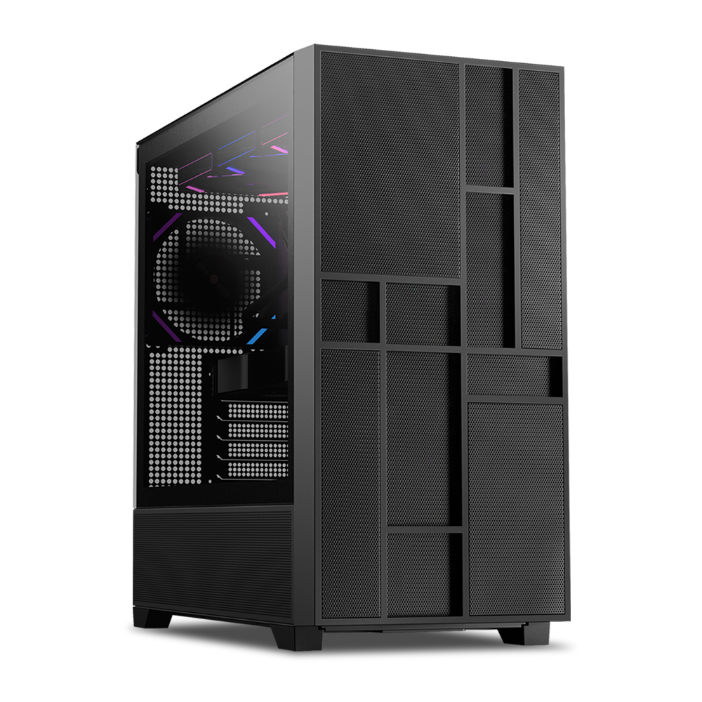 마이크로닉스 WIZMAX ML-360 WIDE BTF 미들타워 PC 케이스 (블랙)