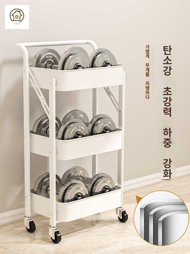 주방 접이식왜건 선반 카트 다용도 이동식 이미지 6