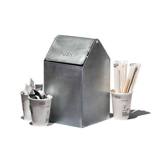 푸에브코 PUEBCO COUNTER TOP DUSTBIN 쓰레기통 더스트박스 더스트빈 - 상품 이미지