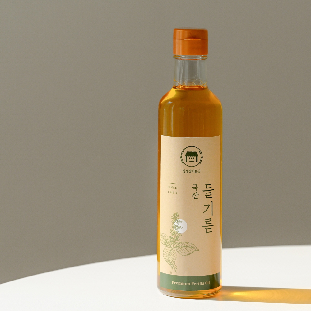 국산들기름 저온압착 들기름 300ml [경성참기름집]